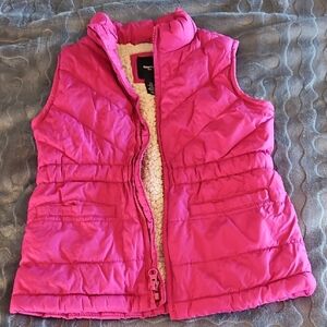 Gap Kids Pink Puffer Vest
